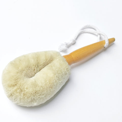 ELYTRUM soft bikini dry body brush for exfoliation and smooth skin, wellness and beauty routine, body care