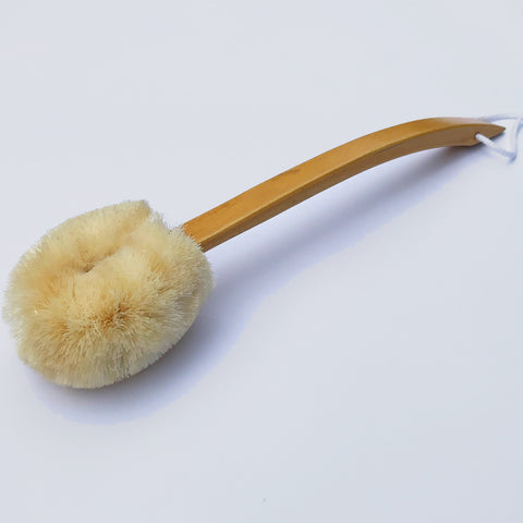 Back Body Brush With Wooden Handle - ELYTRUM