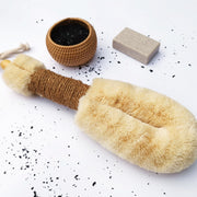Large Sisal Body Brush, for bath and shower, sustainable and natural, ELYTRUM, UK